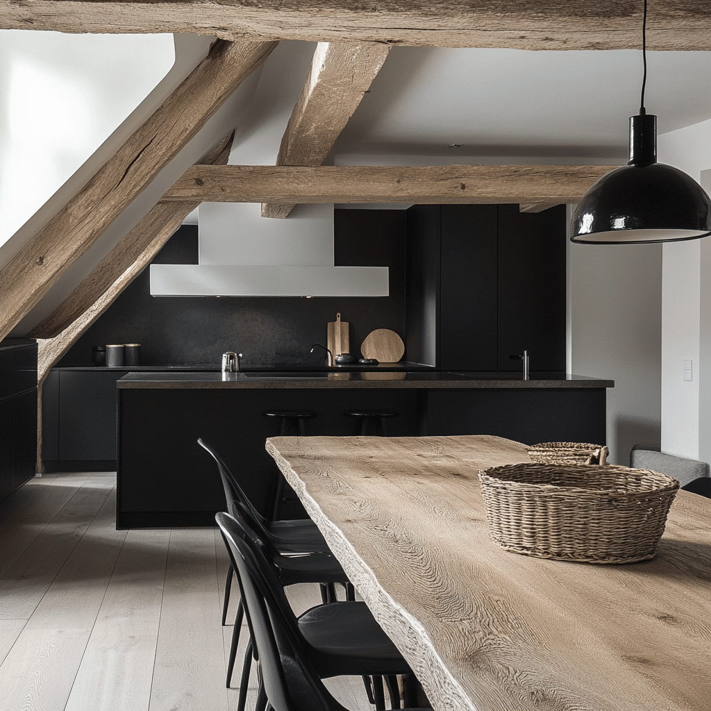 Eiken massief | Rustiek | 24 cm | Donker Grijs | [20]