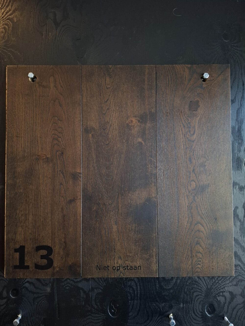 Walvisgraat eiken | Rustiek ambiance | 15 x 75 cm | Donker | [13] - Afbeelding 2