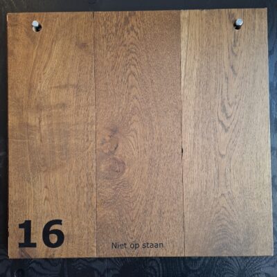 Eiken massief | Rustiek ambiance | 24 cm | Bruin | [16]
