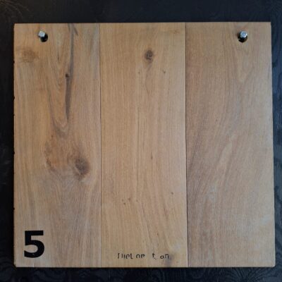 Eiken massief | Rustiek ambiance | 19 cm | Licht grijs | [5]