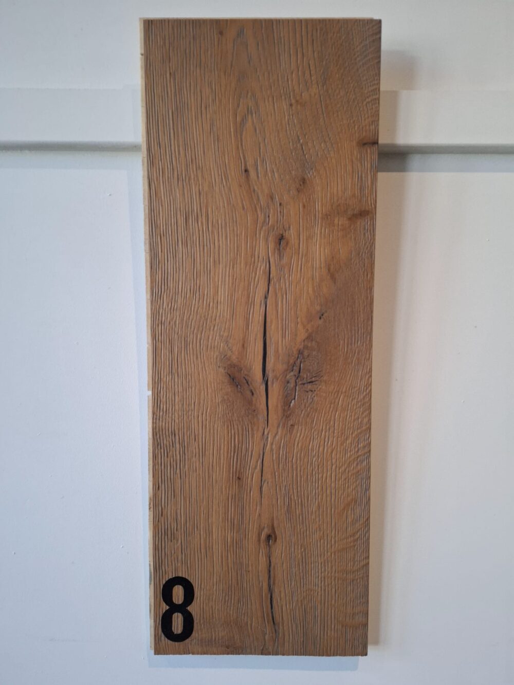 Eiken lamel | Geborsteld rustiek | 19 cm | Licht Grijs | [8]