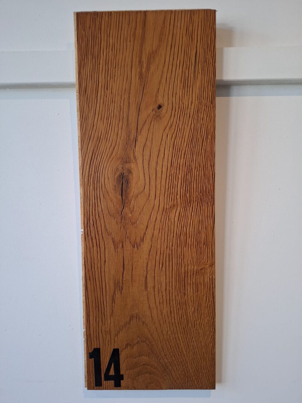 Eiken lamel | Geborsteld rustiek | 19 cm | Rood | [14]
