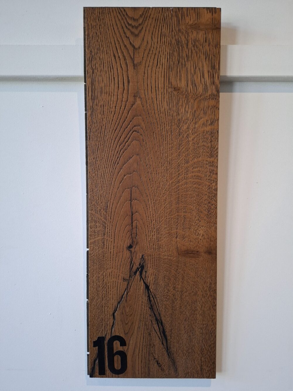 Eiken lamel | Geborsteld rustiek | 19 cm | Bruin | [16] - Afbeelding 2