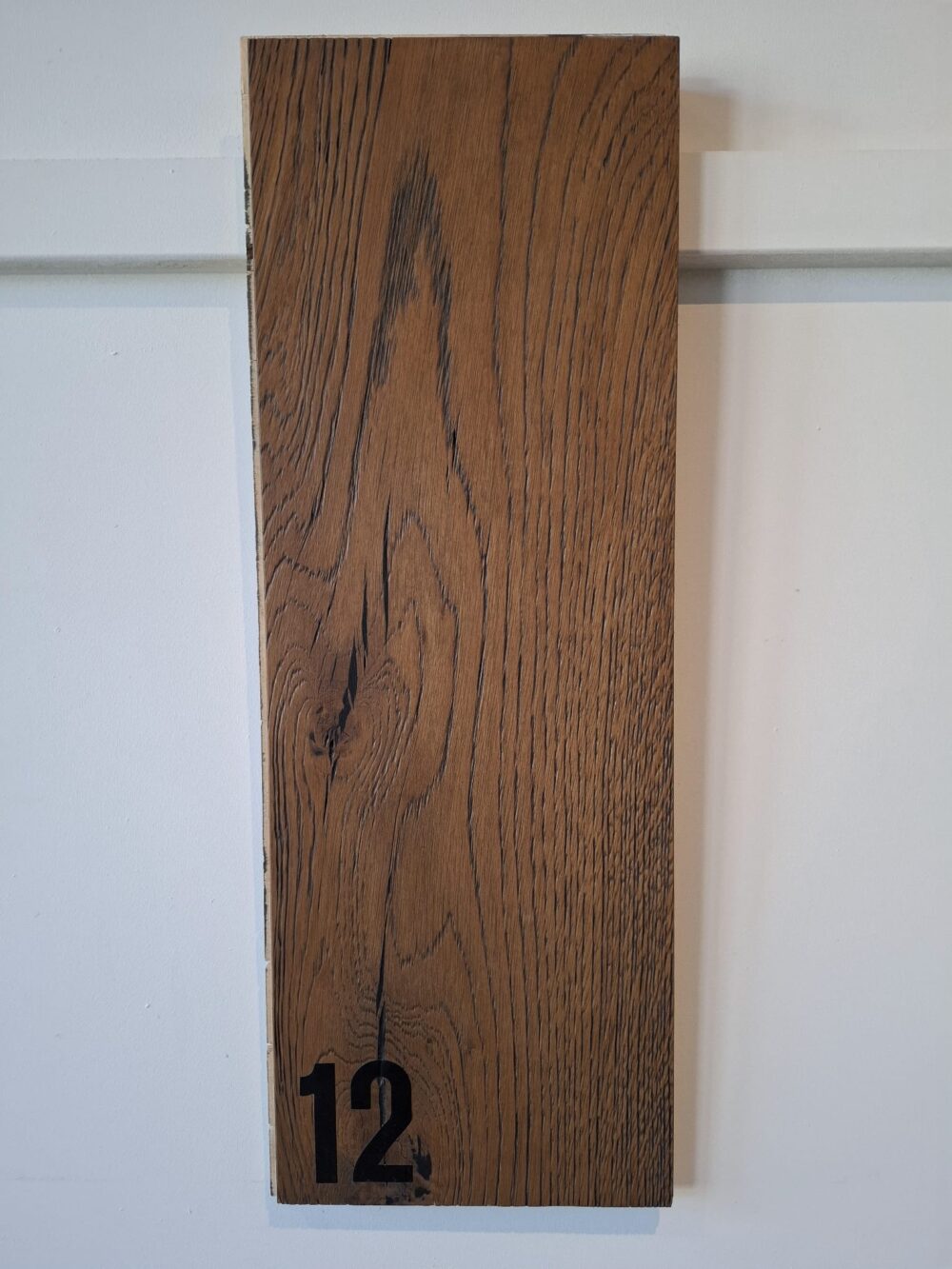 Eiken lamel | Geborsteld rustiek | 19 cm | Donker Grijs | [12] - Afbeelding 2