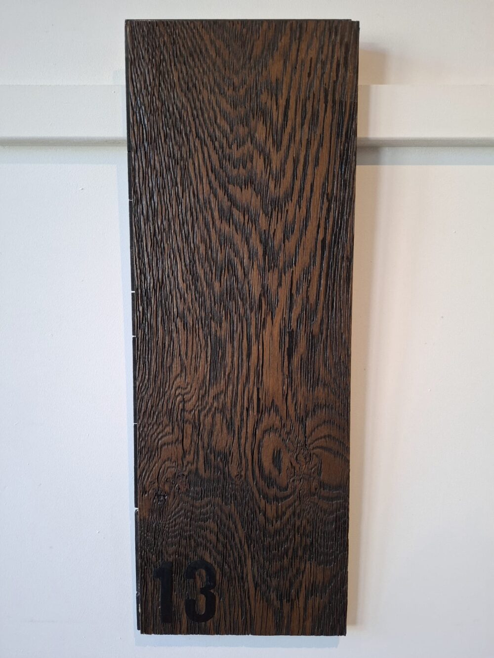 Eiken lamel | Geborsteld rustiek | 26 cm | Donker | [13] - Afbeelding 2