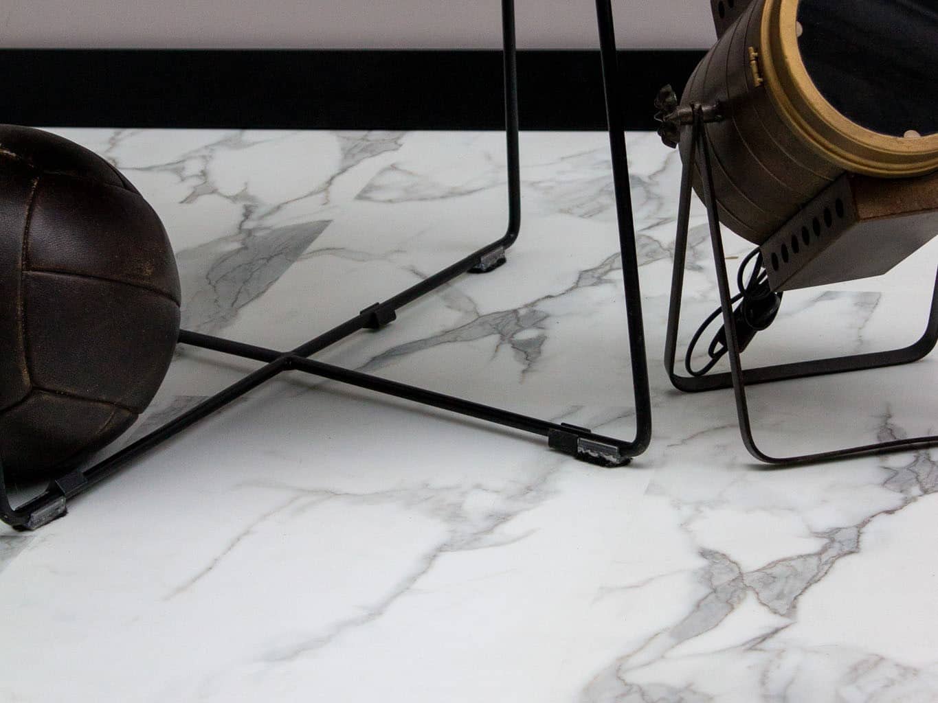 PVC Marmerlook Wit Klik - Afbeelding 2