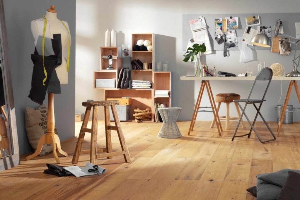eiken rustiek budget line naturel (Middel)