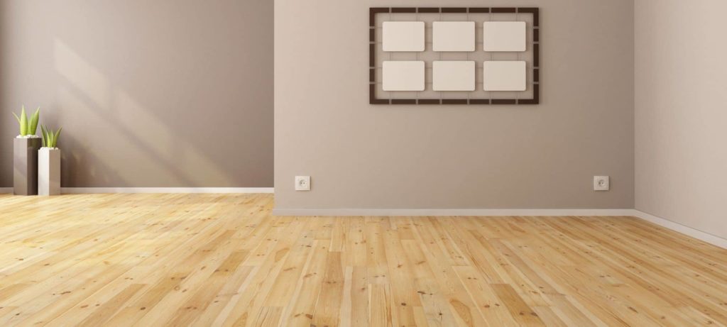 Kleur muur houten vloer