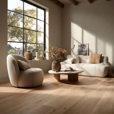 Eiken massief | Rustiek | 24 cm | Onbehandeld