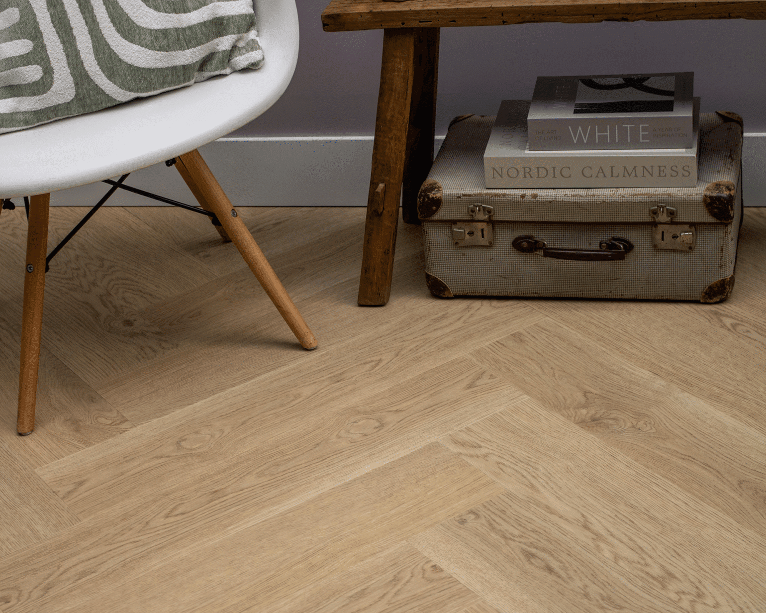 PVC Visgraat Eiken Houtlook Ganges Klik - Afbeelding 2