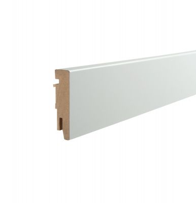 Rechte Plint | 7,5 cm | Wit