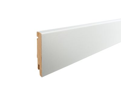 Rechte Plint | 9 cm | Wit